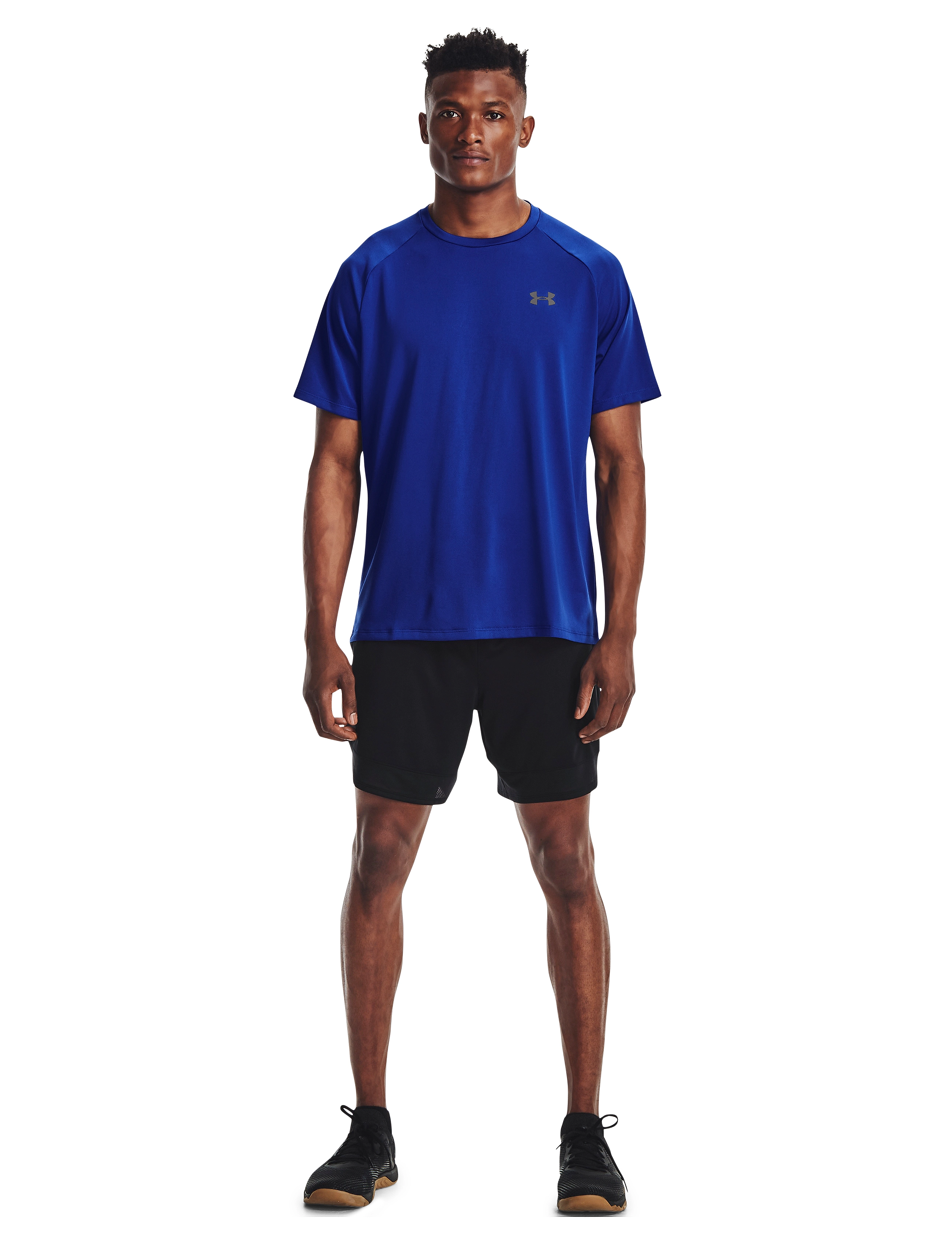 Under Armour Ua Tech 2.0 Ss Tee, XL, T-shirts, Blau - Short-sleeved, Männerswear