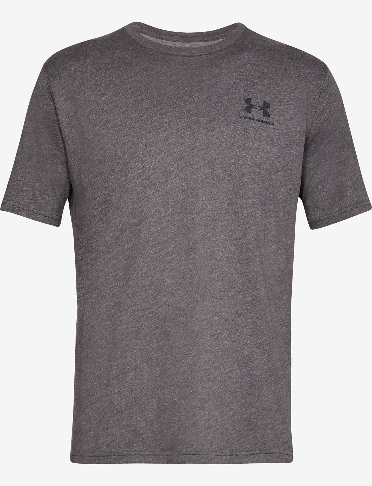 Under Armour - UA M SPORTSTYLE LC SS - topit & t-paidat - charcoal medium heather - 1