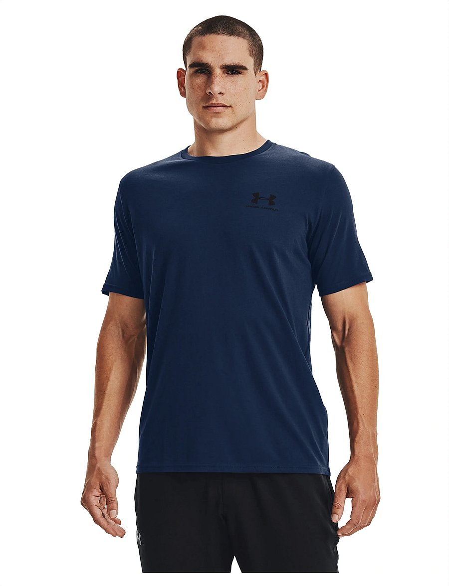 Under Armour - UA M SPORTSTYLE LC SS - t-shirts - academy - 0