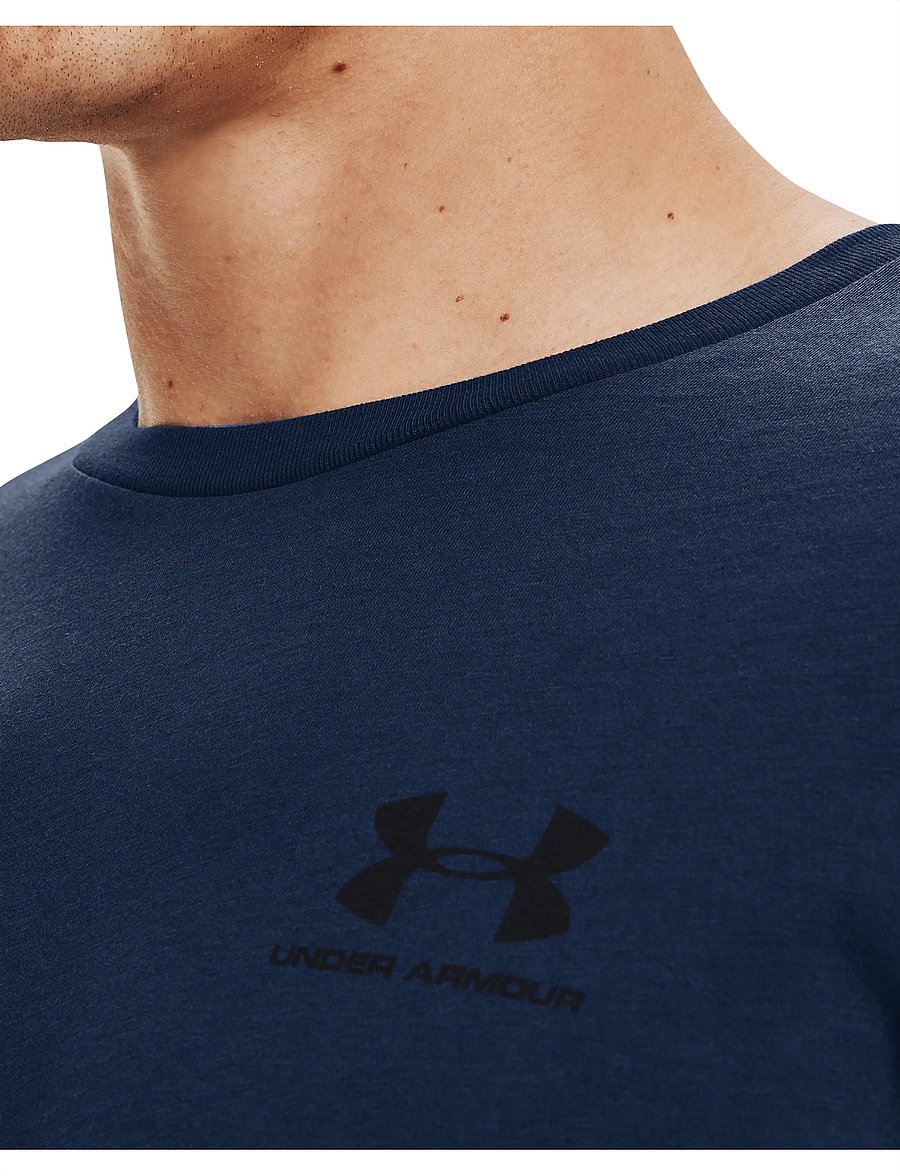 Under Armour - UA M SPORTSTYLE LC SS - t-shirts - academy - 5