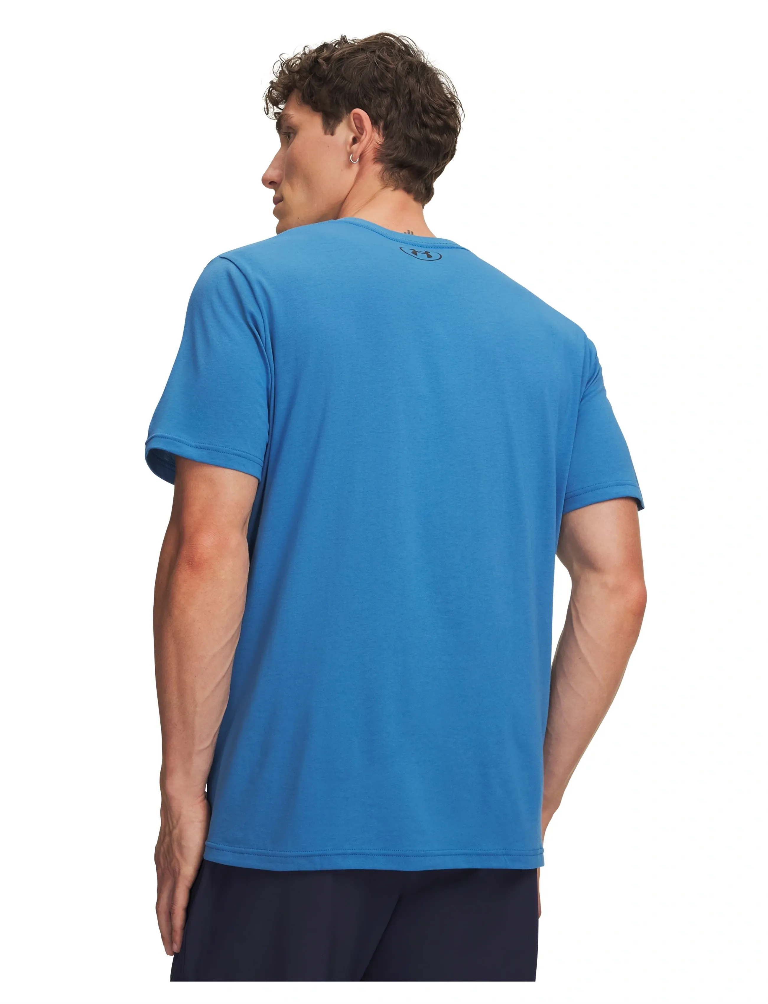Under Armour - UA M SPORTSTYLE LC SS - oberteile & t-shirts - aegean blue - 3