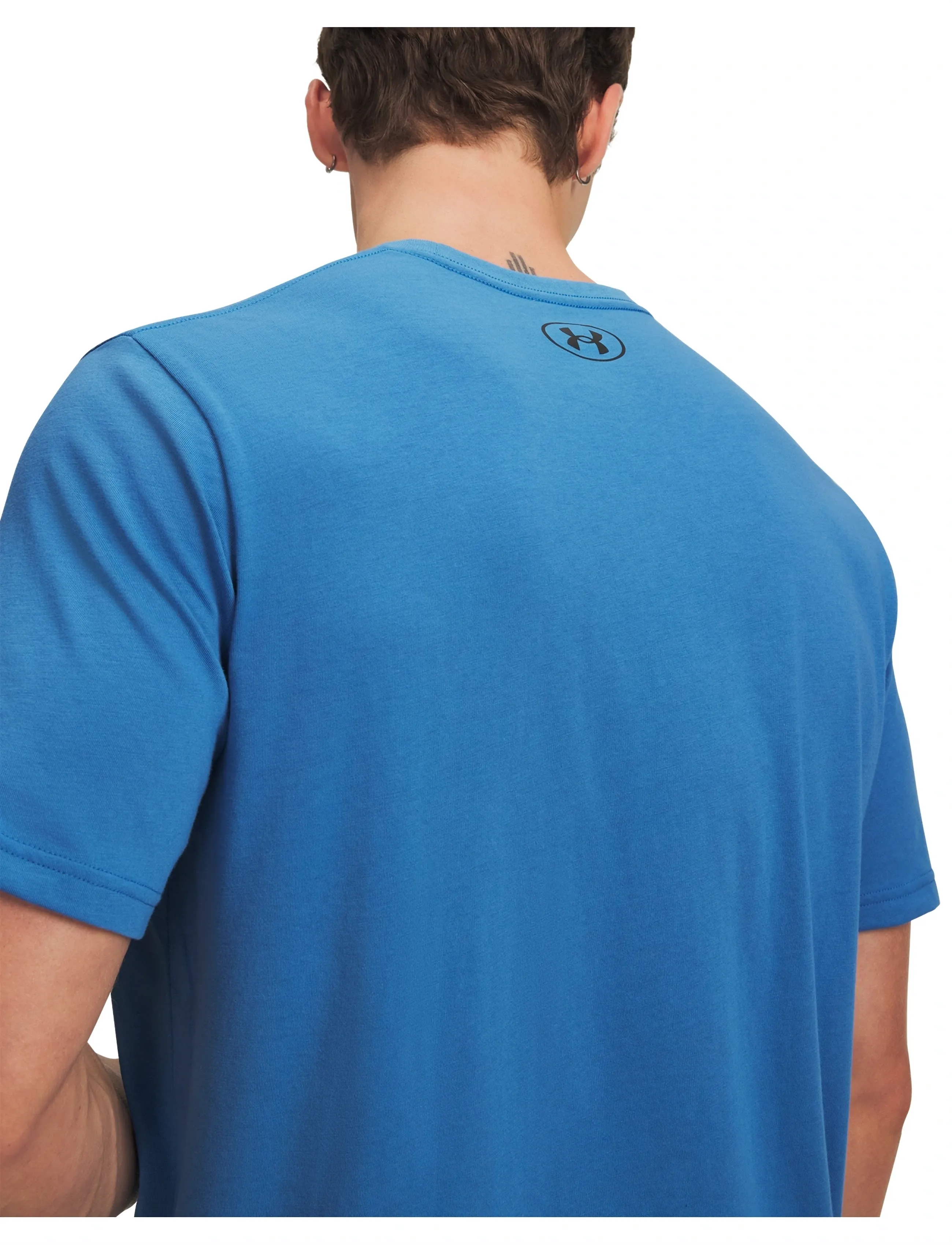 Under Armour - UA M SPORTSTYLE LC SS - oberteile & t-shirts - aegean blue - 4