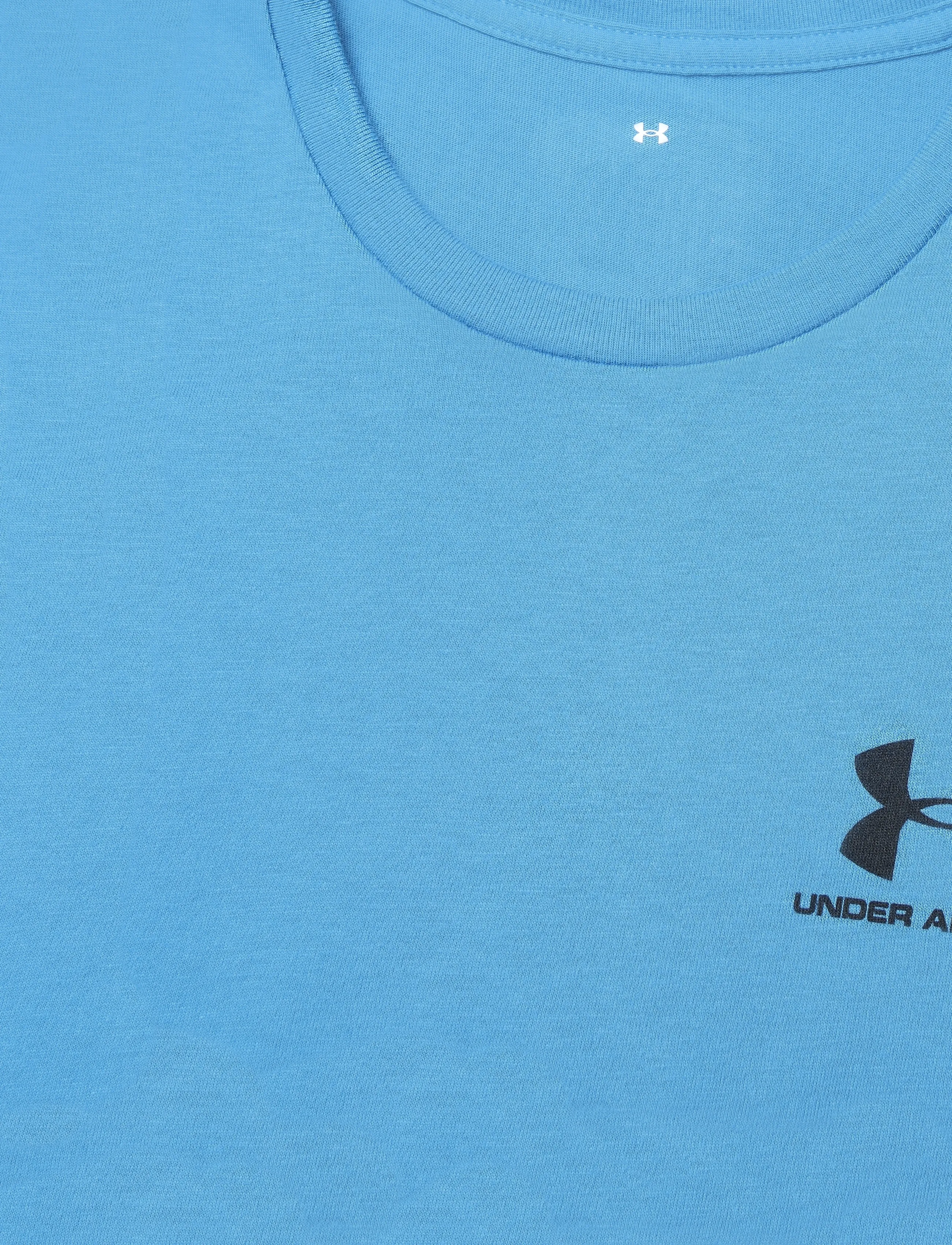 Under Armour - UA M SPORTSTYLE LC SS - oberteile & t-shirts - aegean blue - 5