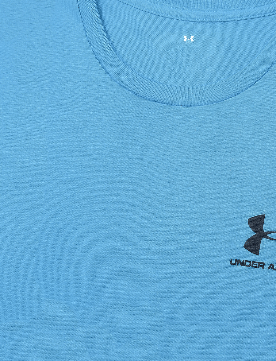 Under Armour - UA M SPORTSTYLE LC SS - t-shirts - aegean blue - 5