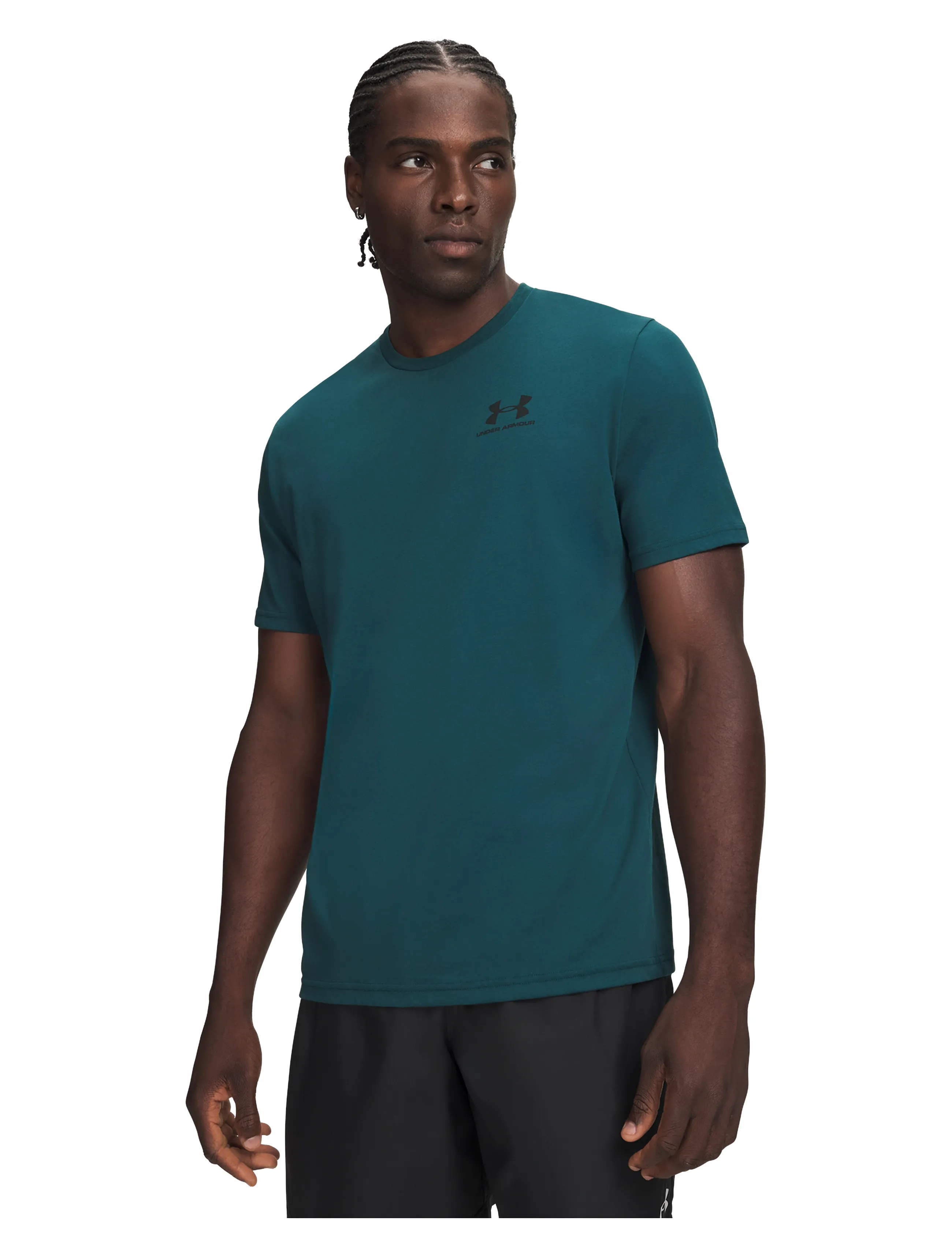 Under Armour - UA M SPORTSTYLE LC SS - oberteile & t-shirts - arden green - 0