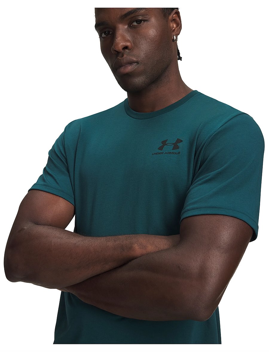 Under Armour - UA M SPORTSTYLE LC SS - oberteile & t-shirts - arden green - 4