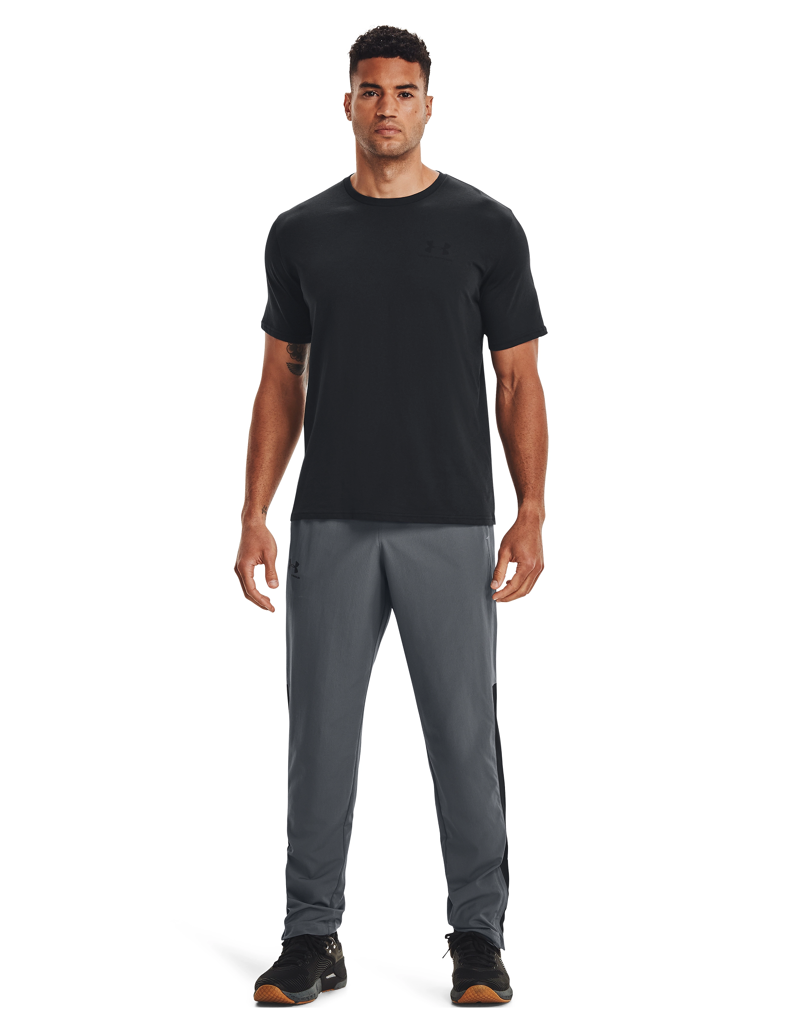 Under Armour Ua M Sportstyle Lc Ss, S, Black, T-Shirts > Kortærmede, Herre