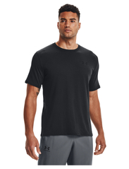 Under Armour - UA M SPORTSTYLE LC SS - oberteile & t-shirts - black - 3