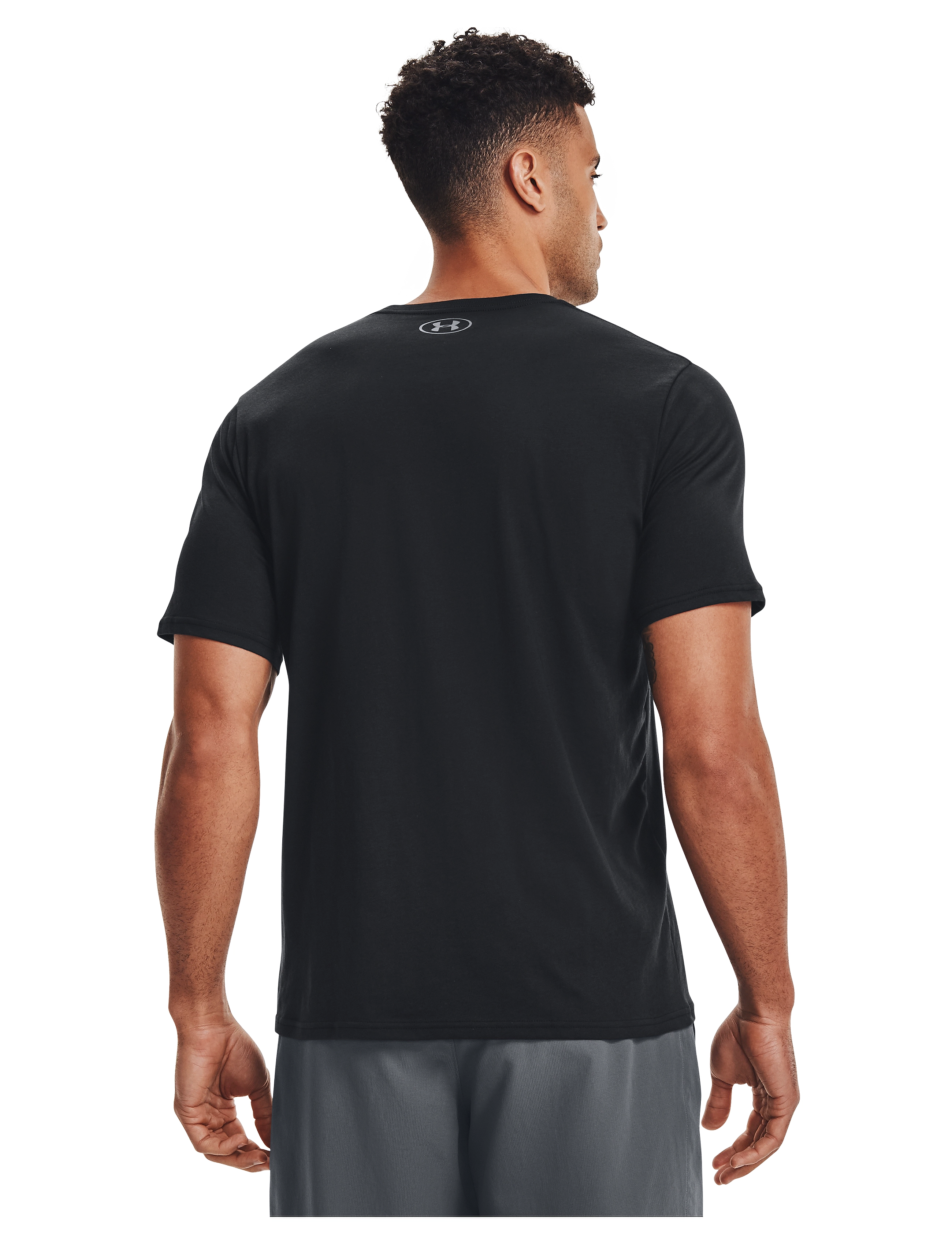 Under Armour - UA M SPORTSTYLE LC SS - alussärgid ja t-särgid - black - 4