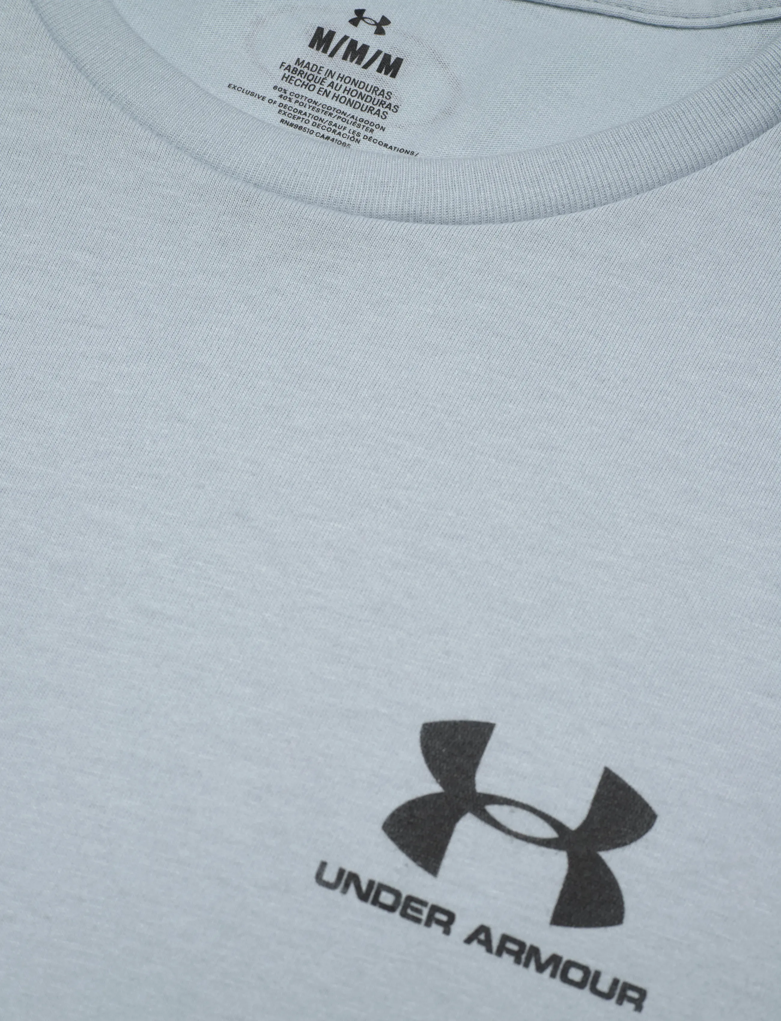 Under Armour - UA M SPORTSTYLE LC SS - oberteile & t-shirts - blue fog - 5