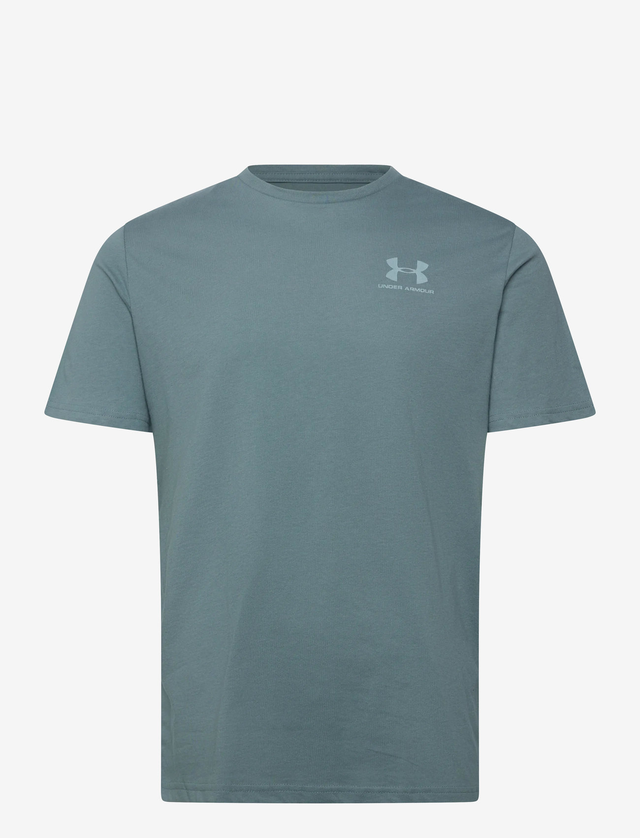 Under Armour - UA M SPORTSTYLE LC SS - oberteile & t-shirts - jasper blue - 1