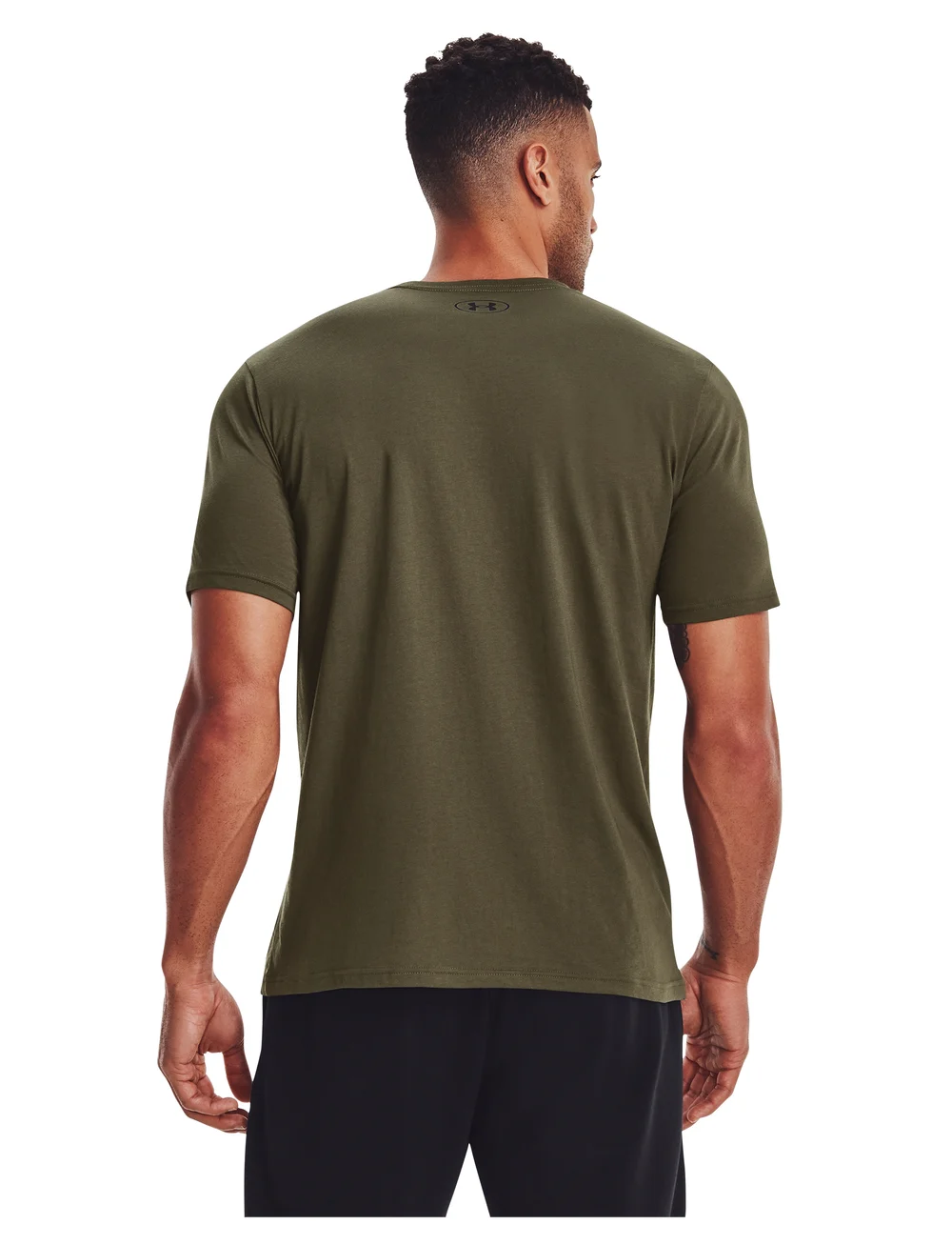 Under Armour - UA M SPORTSTYLE LC SS - t-shirts - marine od green - 3