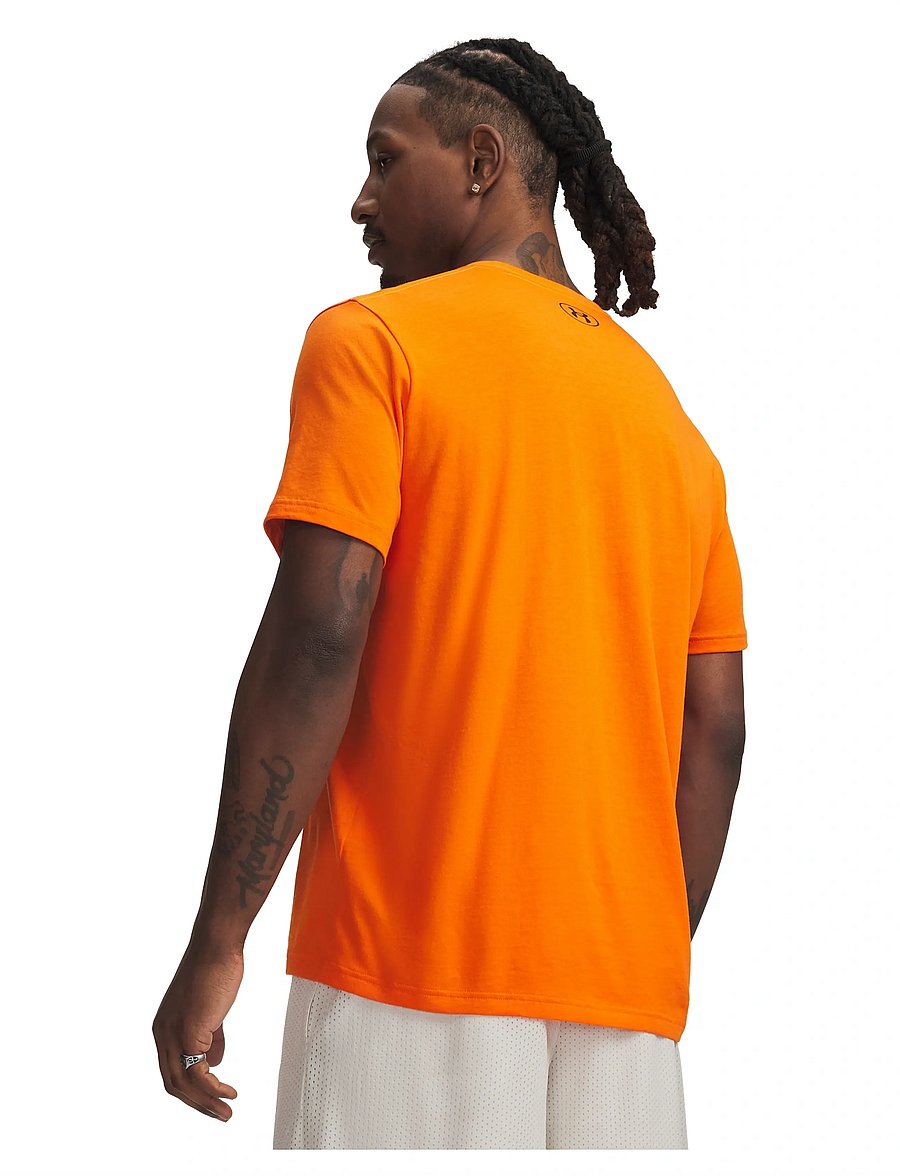 Under Armour - UA M SPORTSTYLE LC SS - alussärgid ja t-särgid - outrageous orange - 3