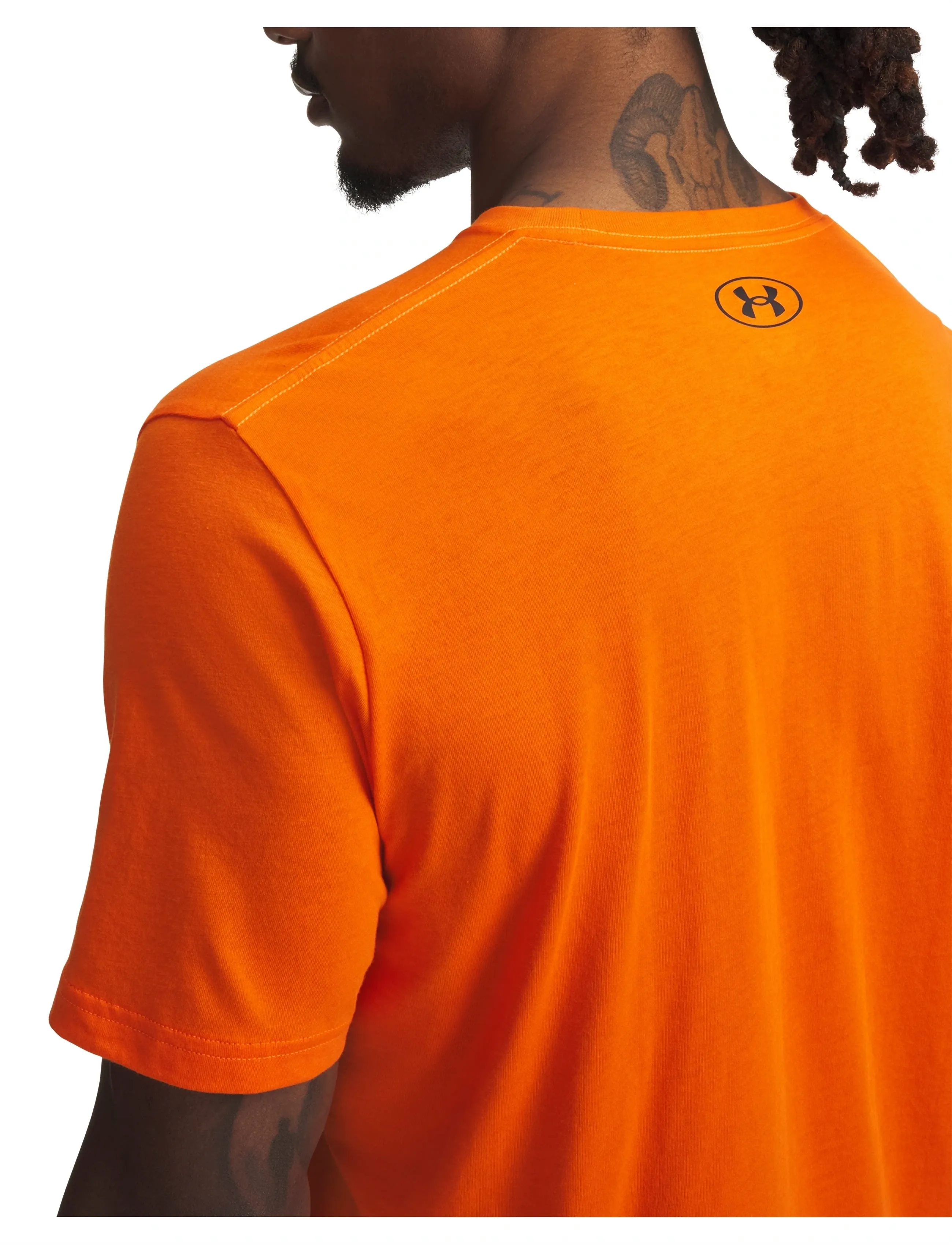 Under Armour - UA M SPORTSTYLE LC SS - alussärgid ja t-särgid - outrageous orange - 4