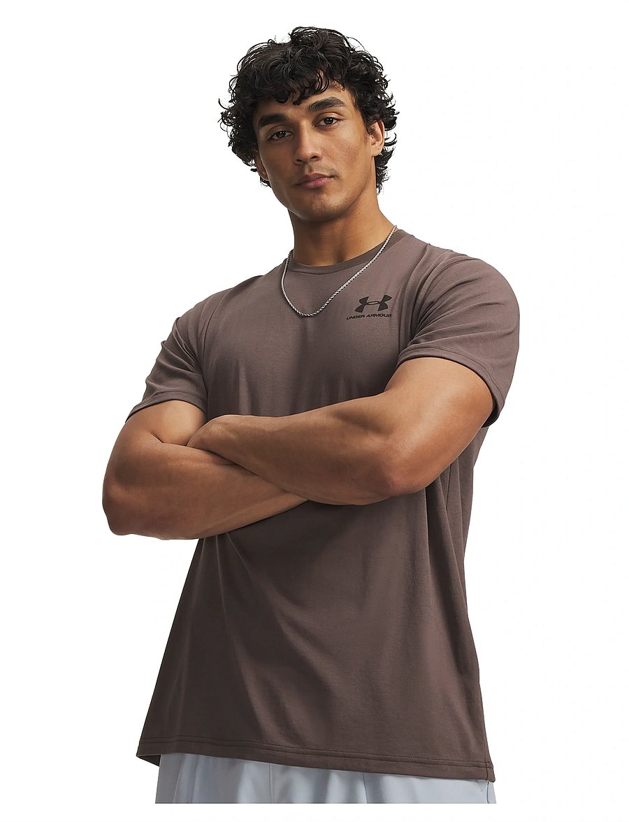 Under Armour - UA M SPORTSTYLE LC SS - t-shirts - peppercorn - 0