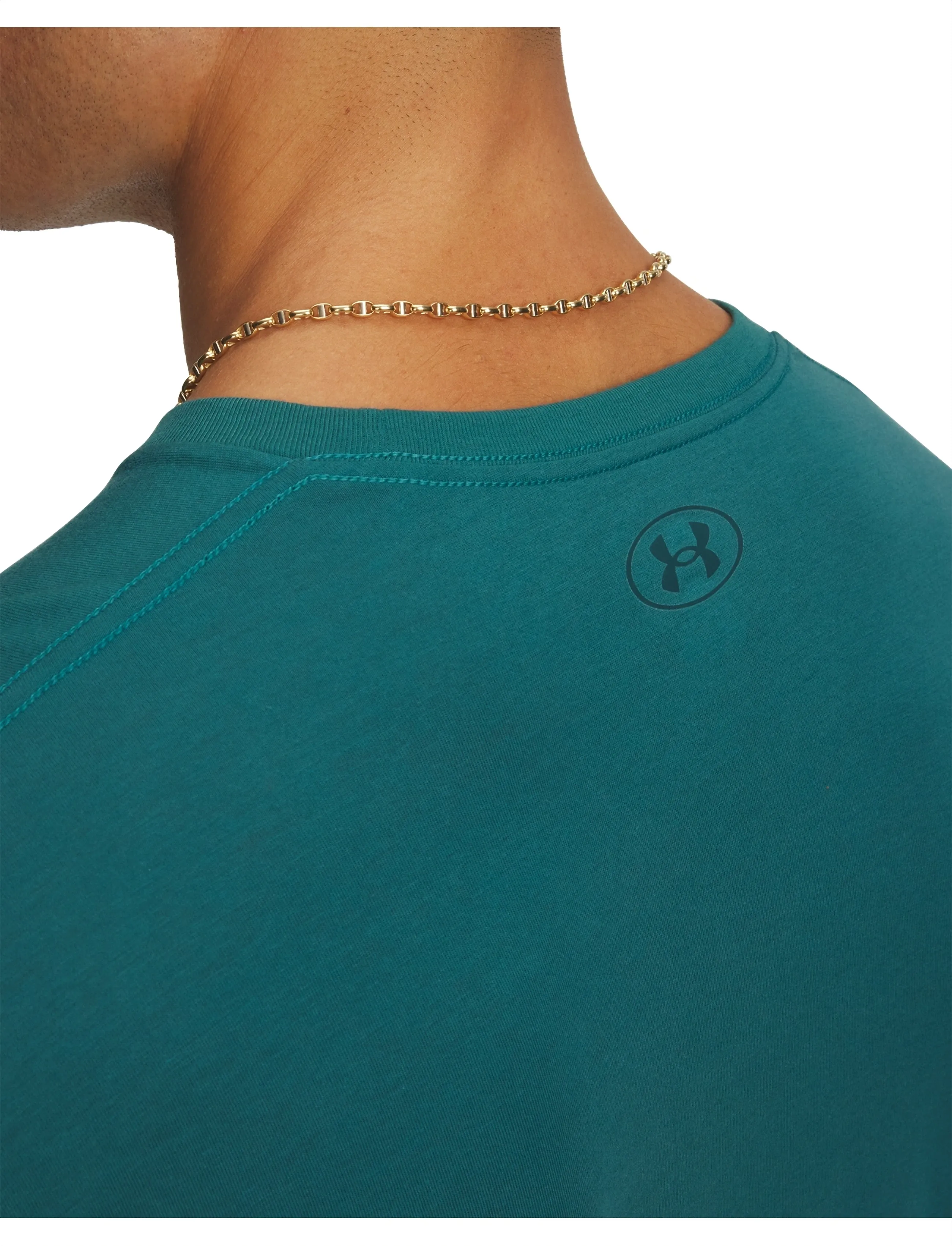 Under Armour - UA M SPORTSTYLE LC SS - oberteile & t-shirts - rack green - 4