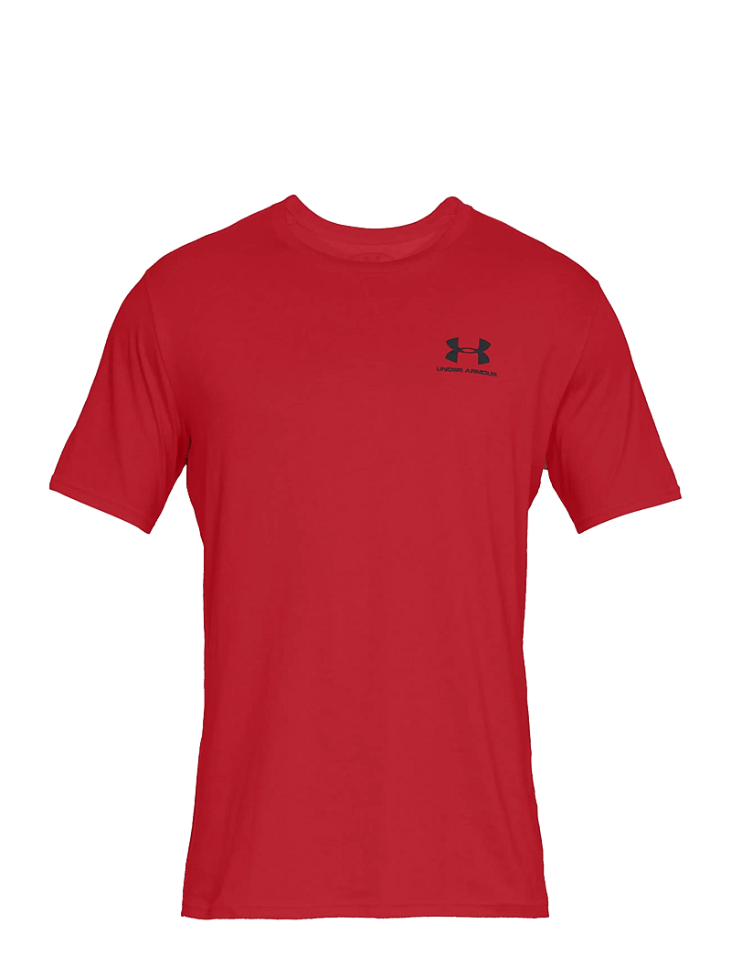 Under Armour - UA M SPORTSTYLE LC SS - t-shirts - red - 1