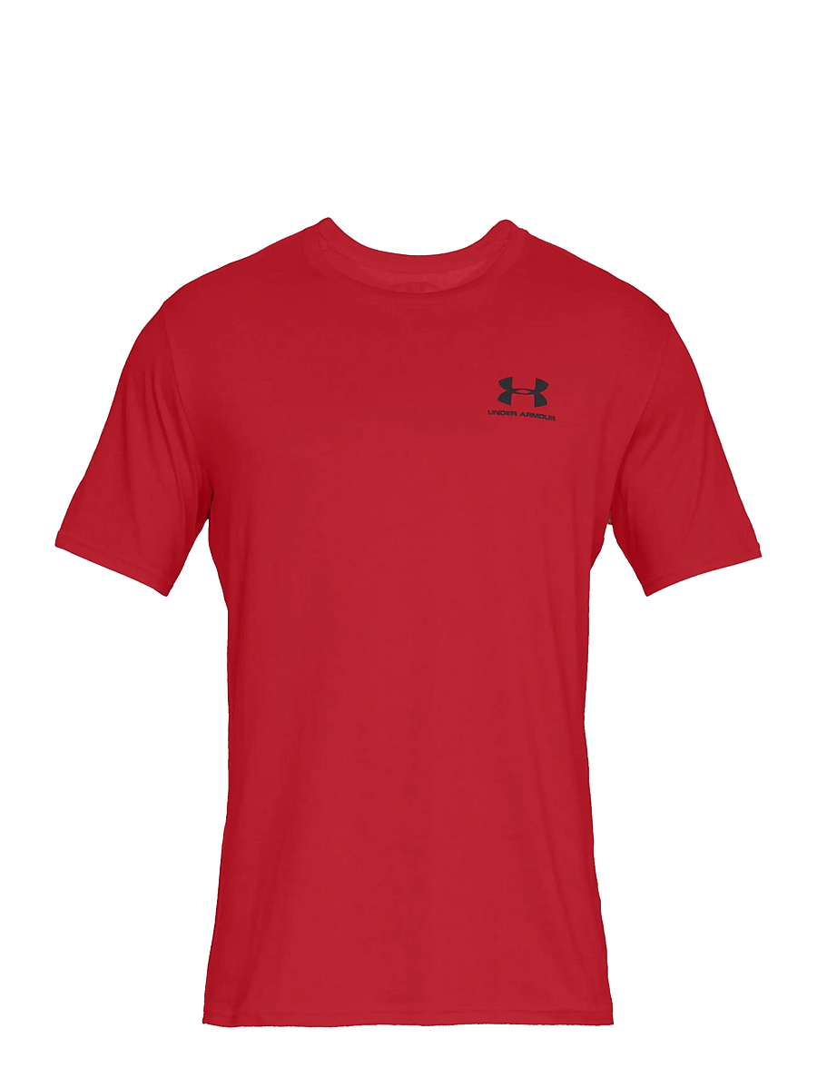 Under Armour - UA M SPORTSTYLE LC SS - t-shirts - red - 1