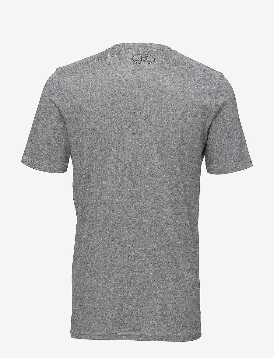 Under Armour - UA M SPORTSTYLE LC SS - t-shirts - steel - 2