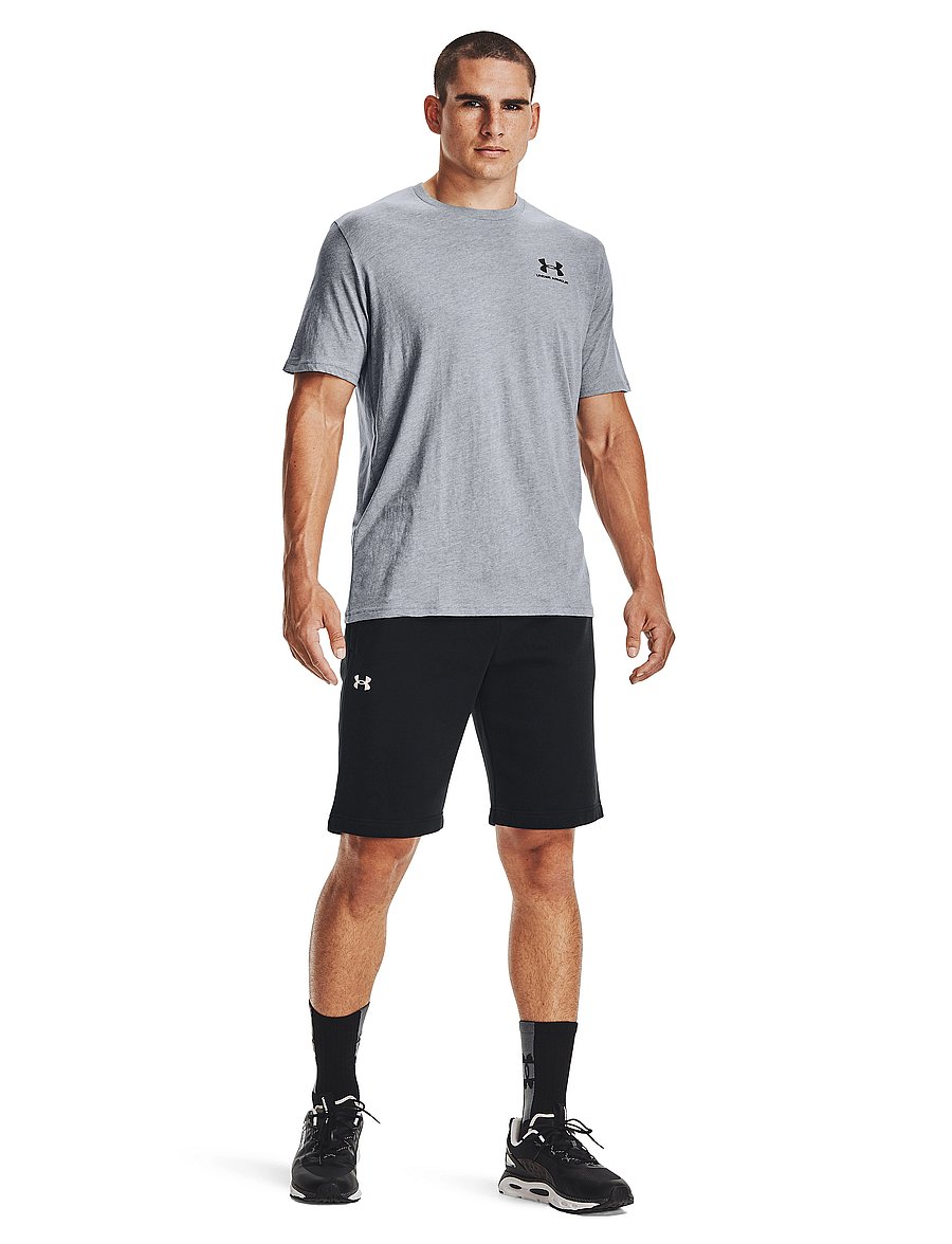 Under Armour - UA M SPORTSTYLE LC SS - t-shirts - steel - 0