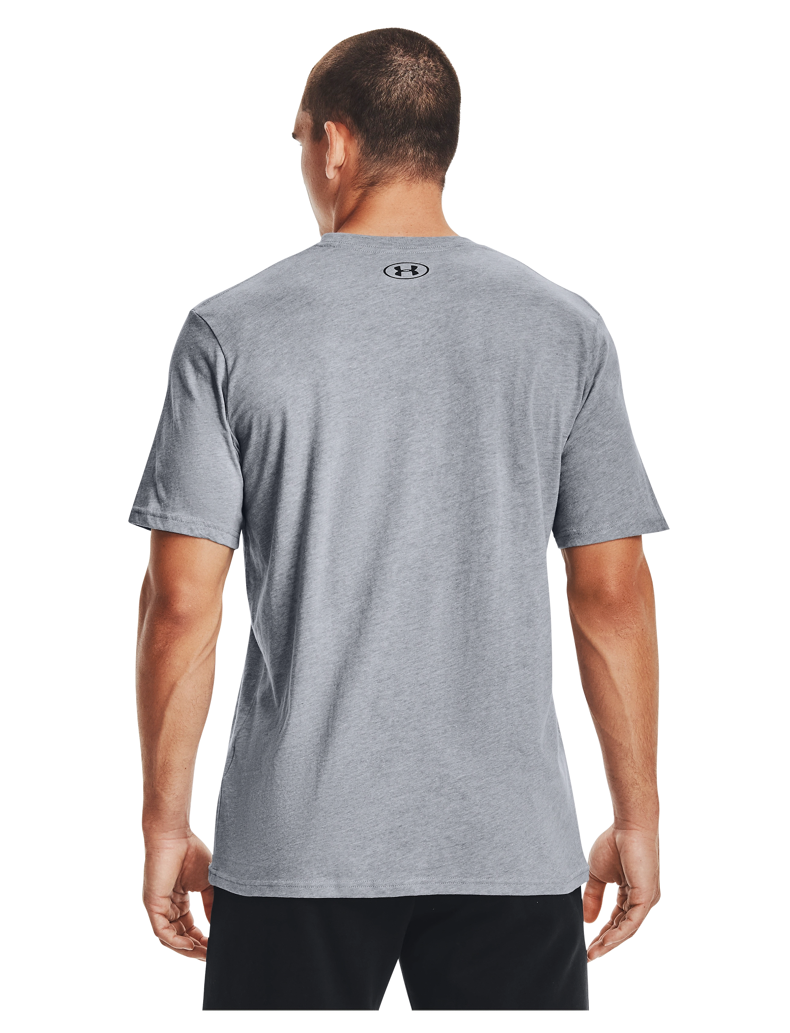 Under Armour - UA M SPORTSTYLE LC SS - oberteile & t-shirts - steel - 4