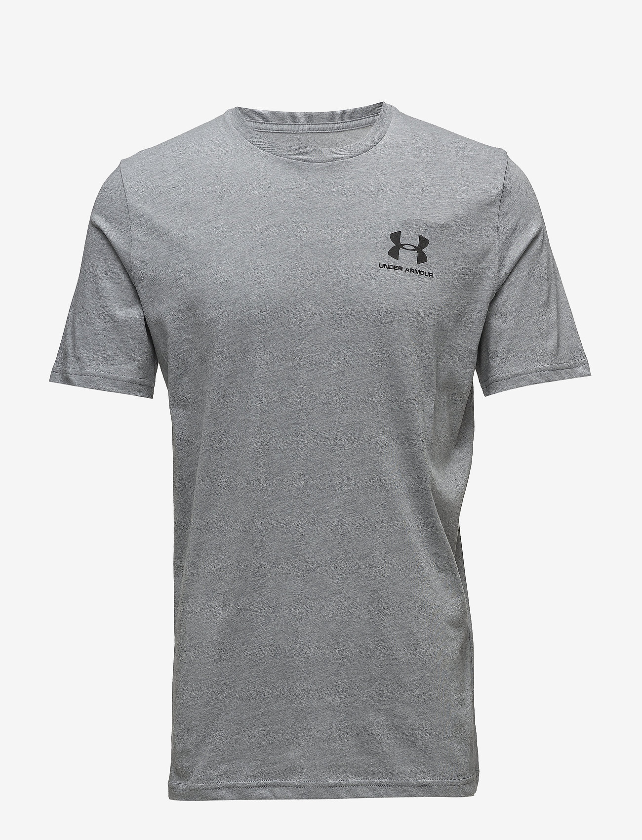 Under Armour - UA M SPORTSTYLE LC SS - t-shirts - steel light heather - 1