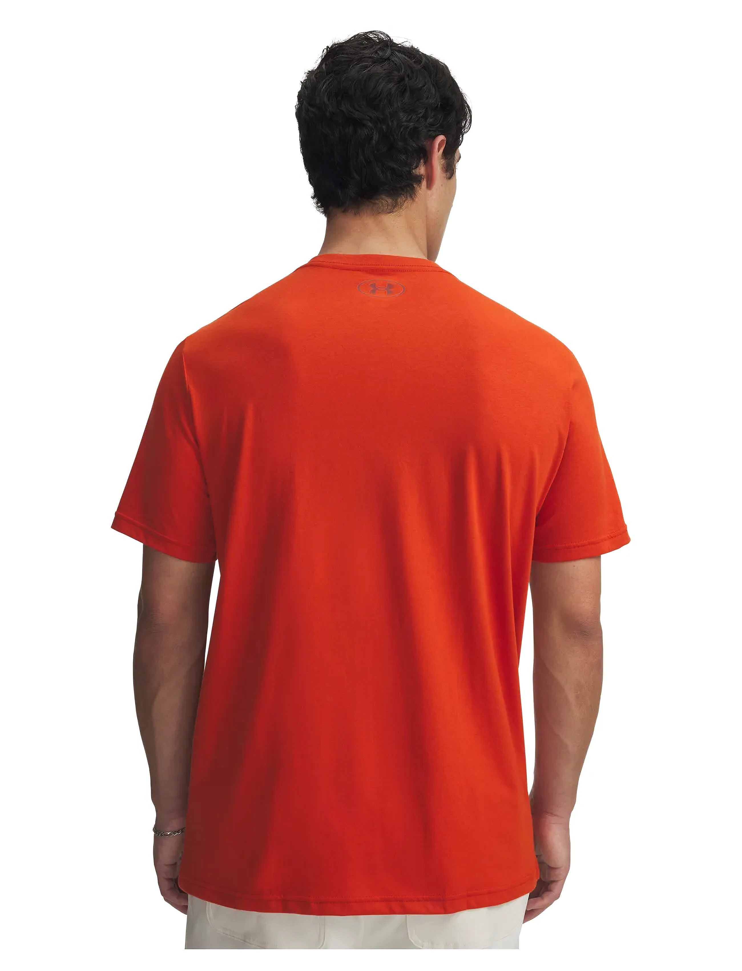 Under Armour - UA M SPORTSTYLE LC SS - oberteile & t-shirts - surplus orange - 3