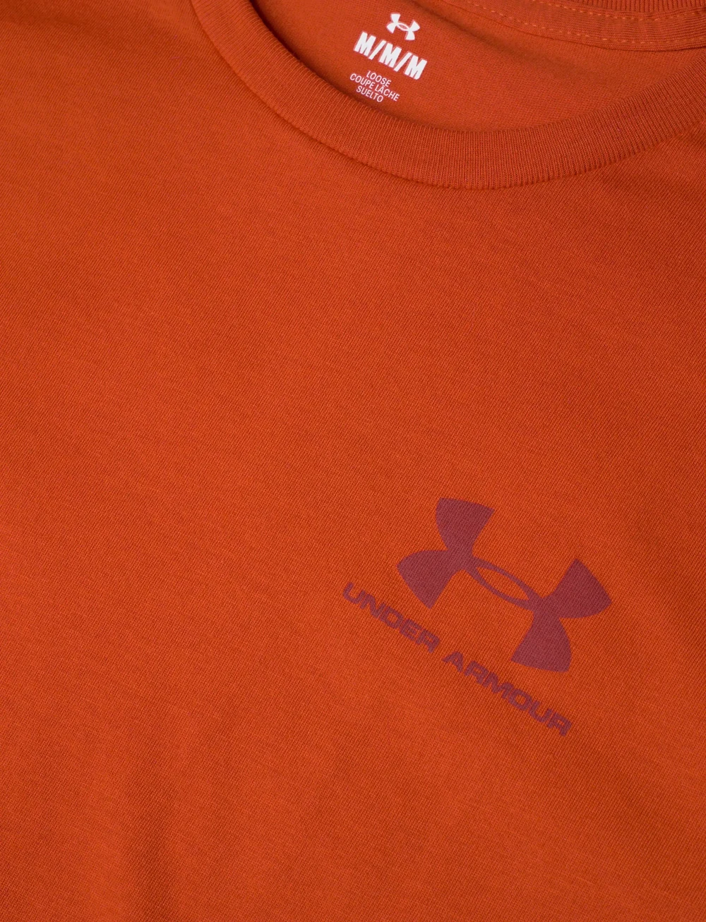 Under Armour - UA M SPORTSTYLE LC SS - t-shirts - surplus orange - 4