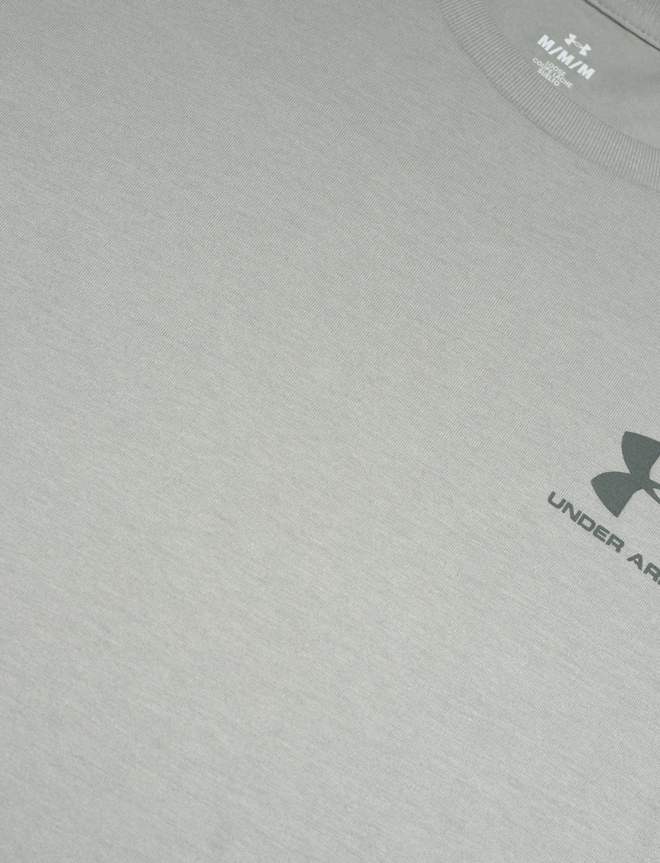 Under Armour - UA M SPORTSTYLE LC SS - oberteile & t-shirts - titanium - 5