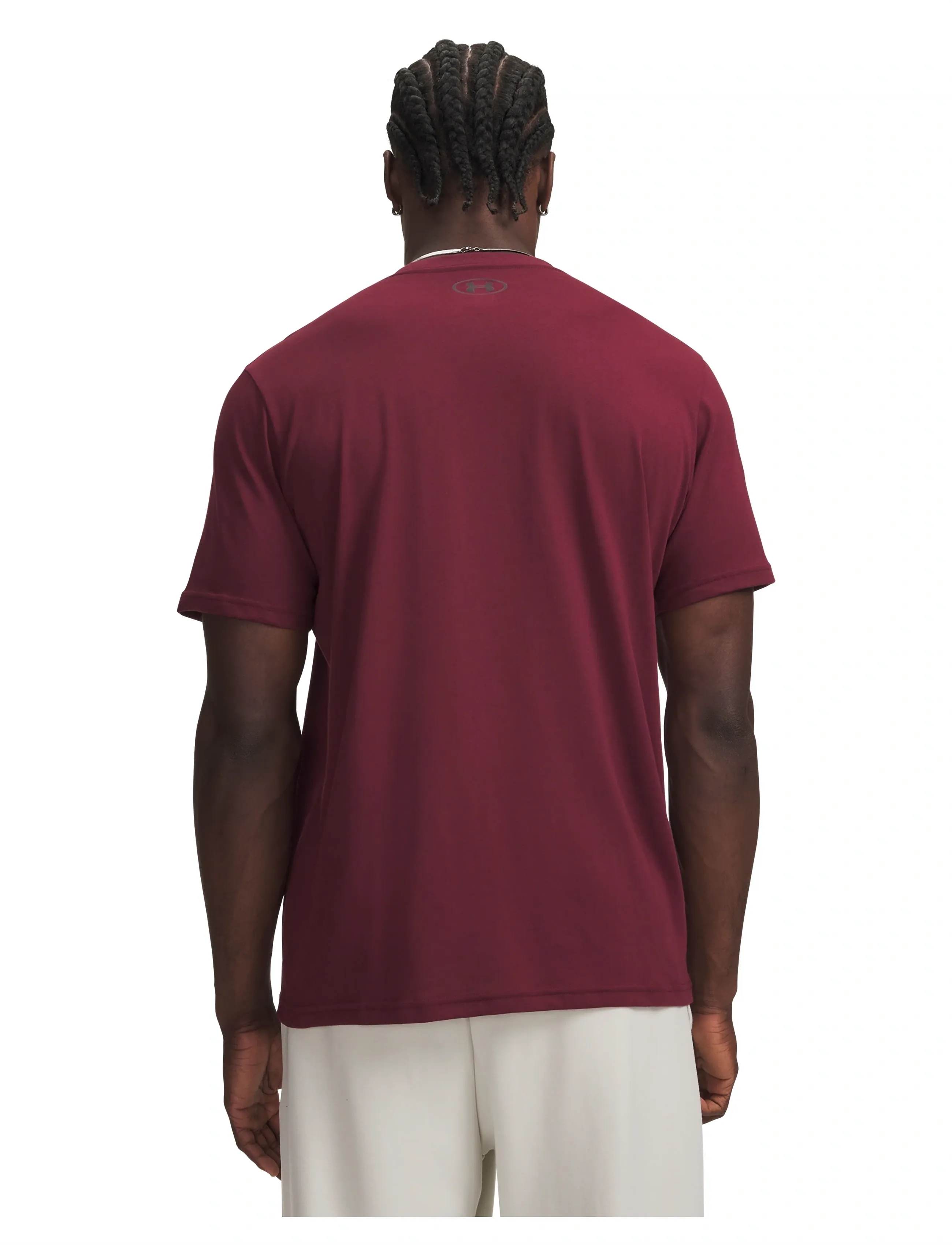 Under Armour - UA M SPORTSTYLE LC SS - alussärgid ja t-särgid - vintage maroon - 3