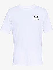 Under Armour - UA M SPORTSTYLE LC SS - tops & t-shirts - white - 1