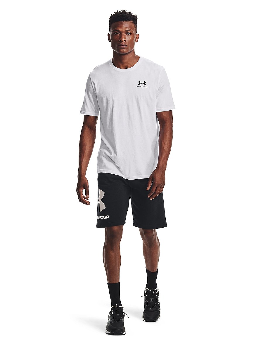 Under Armour - UA M SPORTSTYLE LC SS - t-shirts - white - 0