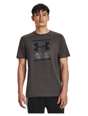 Under Armour - UA GL FOUNDATION SS - topit & t-paidat - charcoal medium heather - 3