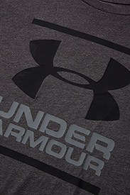 Under Armour - UA GL FOUNDATION SS - t-shirts - charcoal medium heather - 5