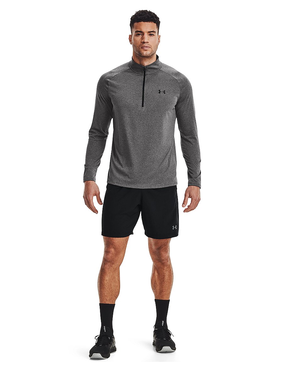 Under Armour - UA Tech 2.0 1/2 Zip - fleece og mellemlag - carbon heather - 0