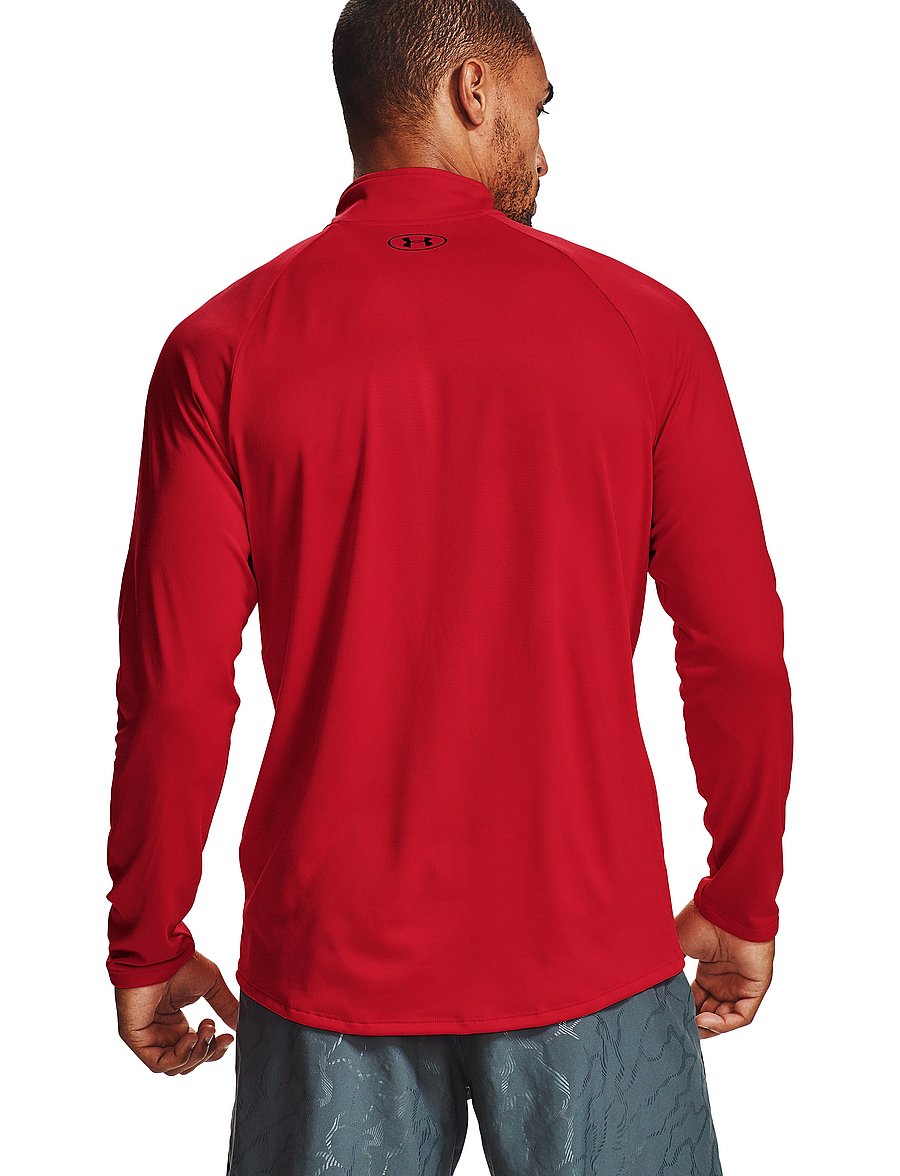 Under Armour - UA Tech 2.0 1/2 Zip - fleece & mellanlager - red - 3