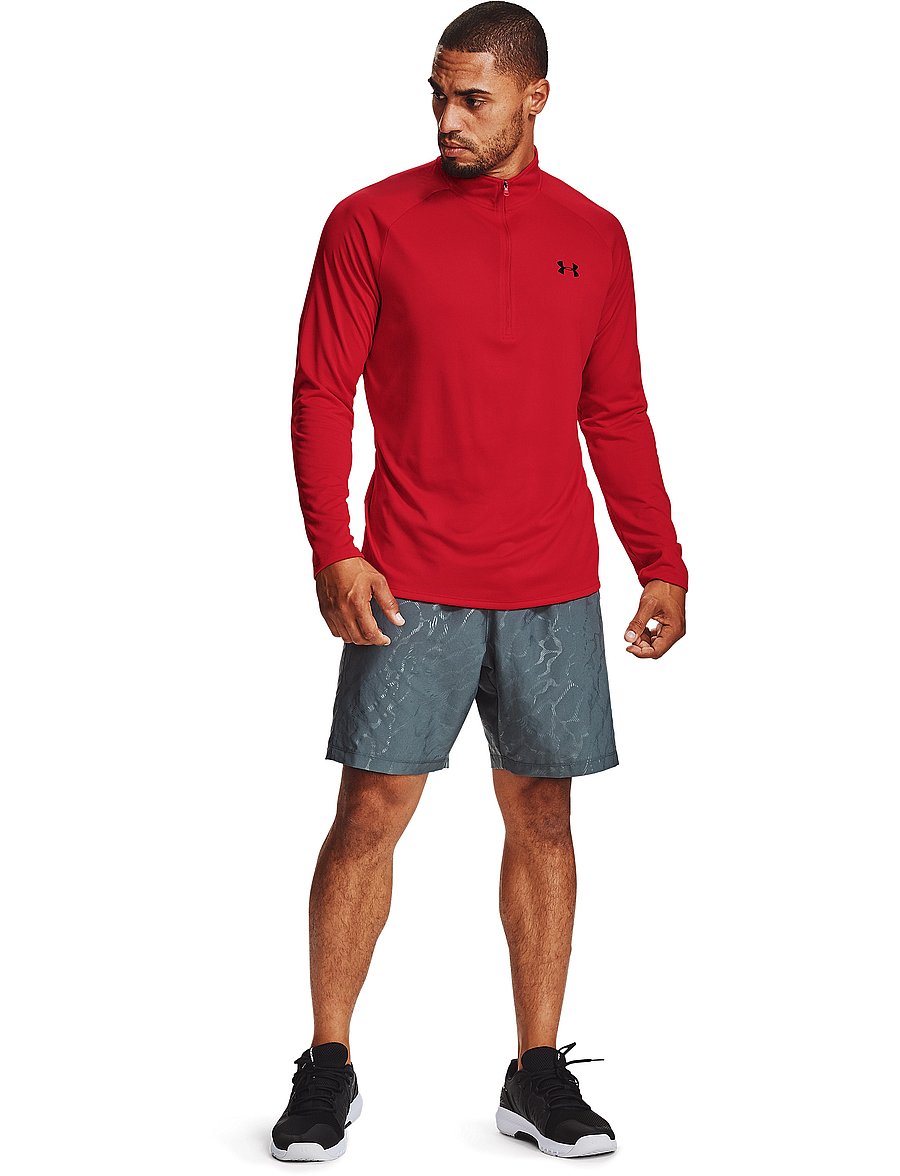 Under Armour - UA Tech 2.0 1/2 Zip - fleece & mellanlager - red - 4