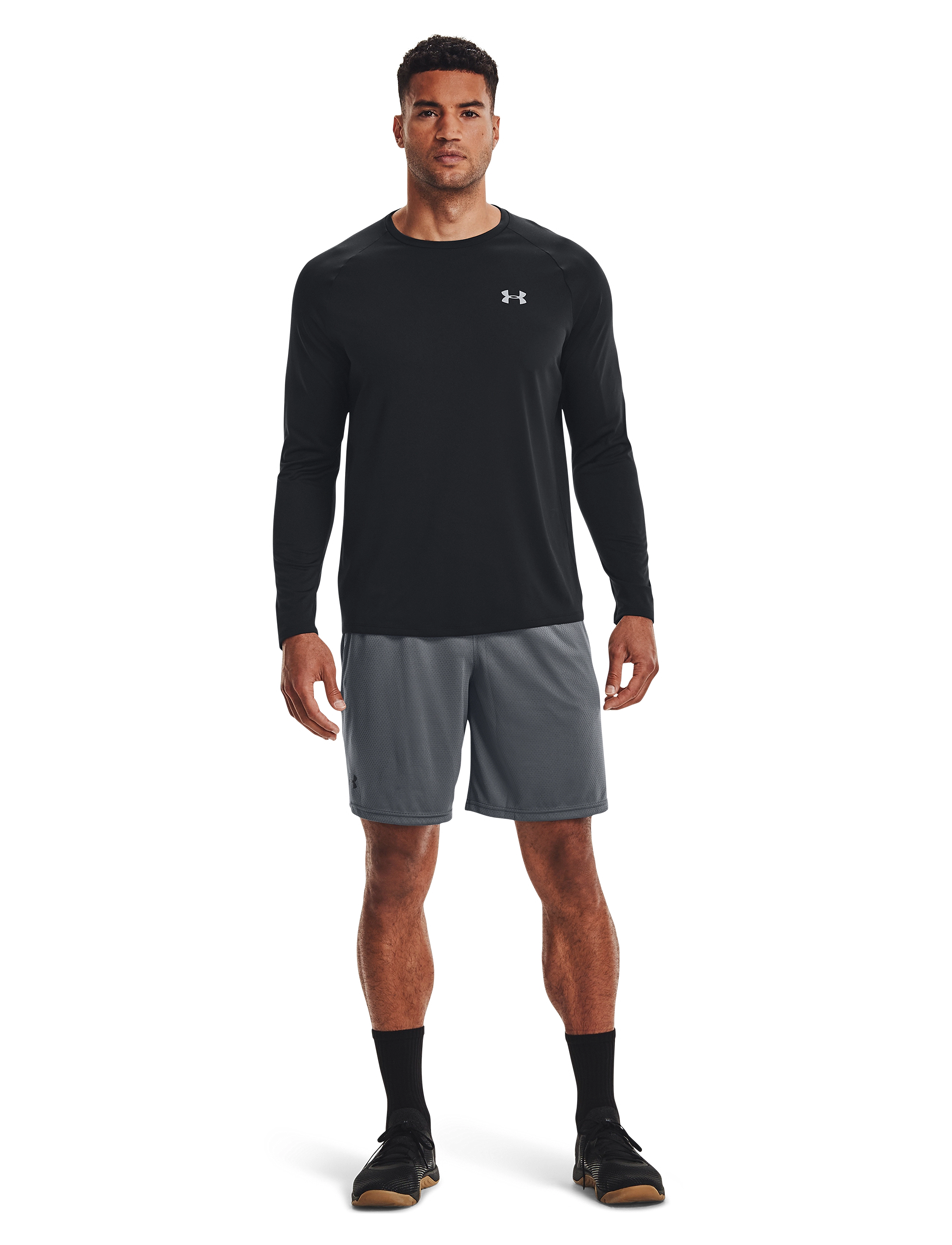 Under Armour - UA Tech Mesh Shorts - trainingsshorts - pitch gray - 3