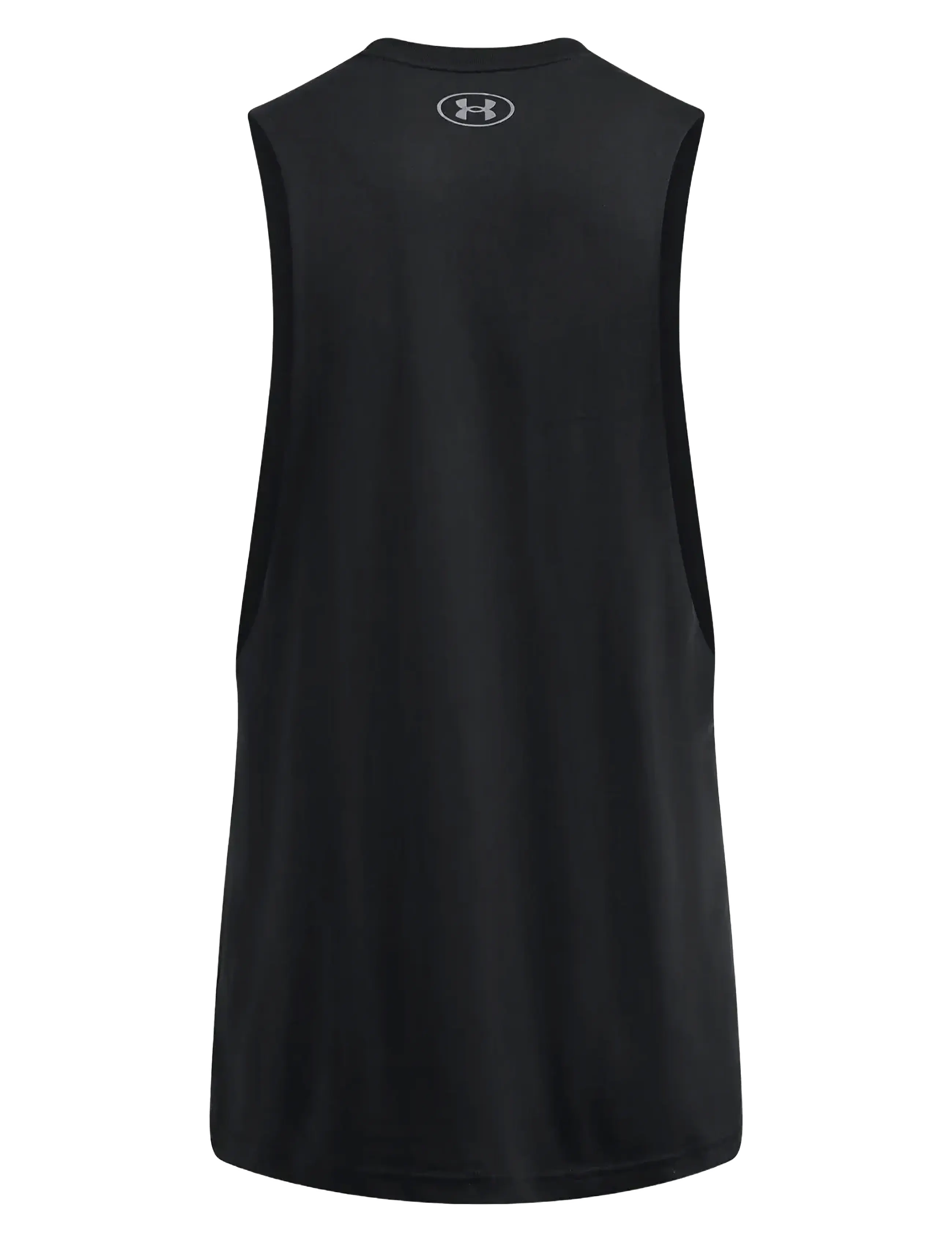 Under Armour - UA LEFT CHEST CUT OFF TANK - alhaisimmat hinnat - black - 2
