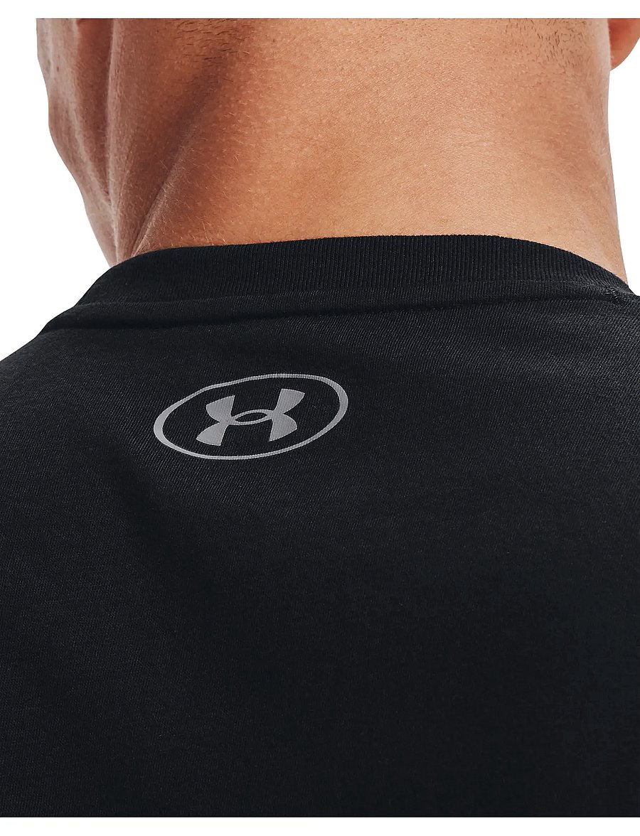 Under Armour - UA LEFT CHEST CUT OFF TANK - tank tops - black - 5