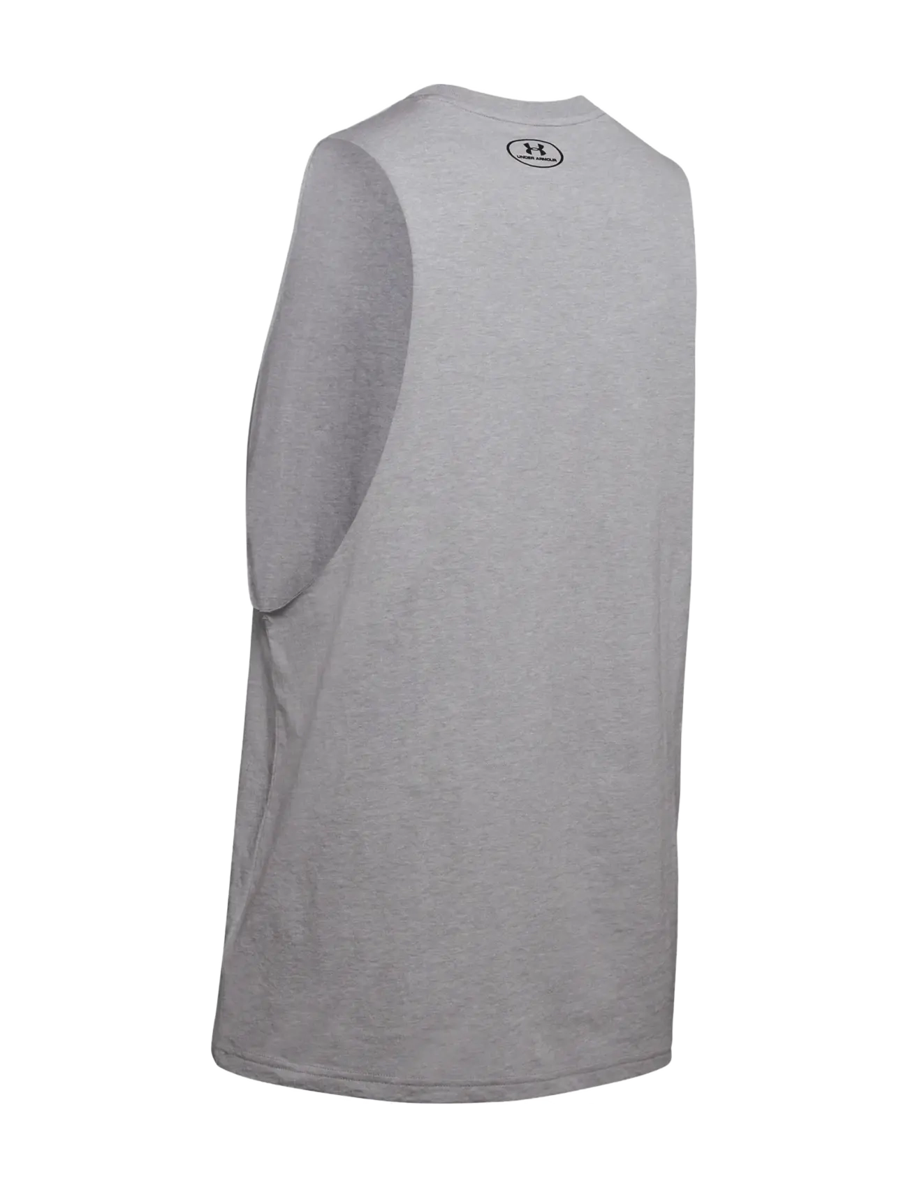 Under Armour - UA LEFT CHEST CUT OFF TANK - steel light heather - 2