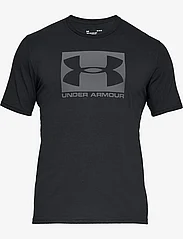 Under Armour - UA BOXED SPORTSTYLE SS - tops & t-shirts - black - 1