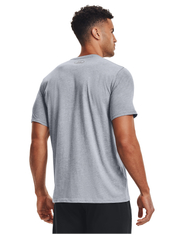 Under Armour - UA BOXED SPORTSTYLE SS - oberteile & t-shirts - steel light heather - 4