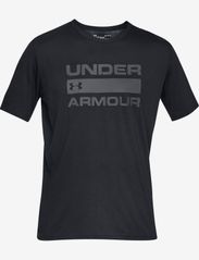 Under Armour - UA TEAM ISSUE WORDMARK SS - short-sleeved t-shirts - black - 0