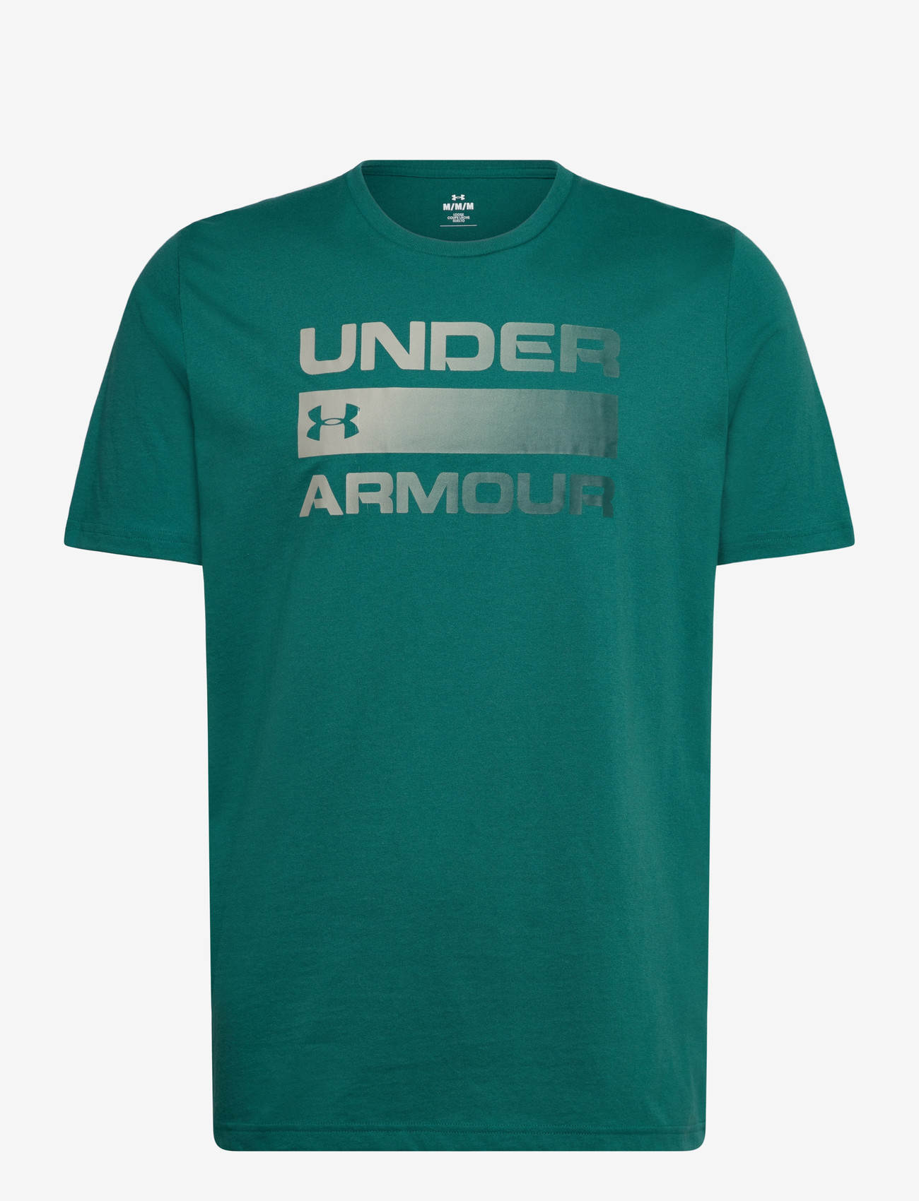 Under Armour - UA TEAM ISSUE WORDMARK SS - t-shirts - rack green - 1