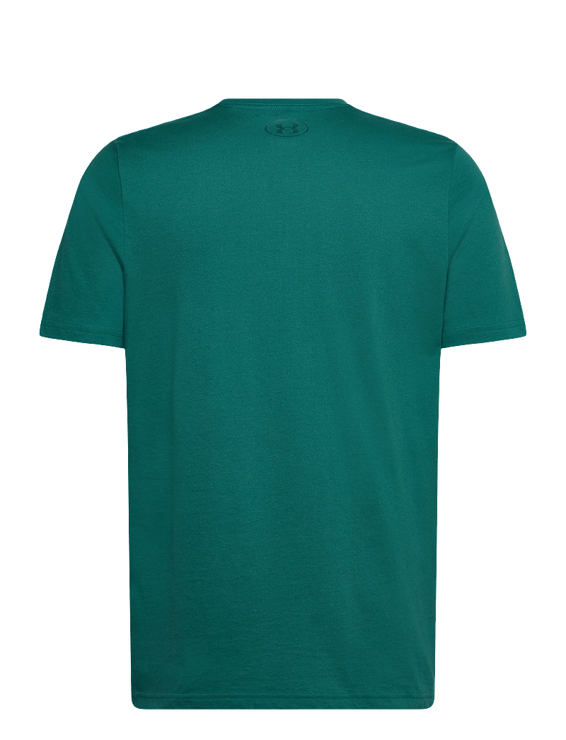 Under Armour - UA TEAM ISSUE WORDMARK SS - t-shirts - rack green - 2