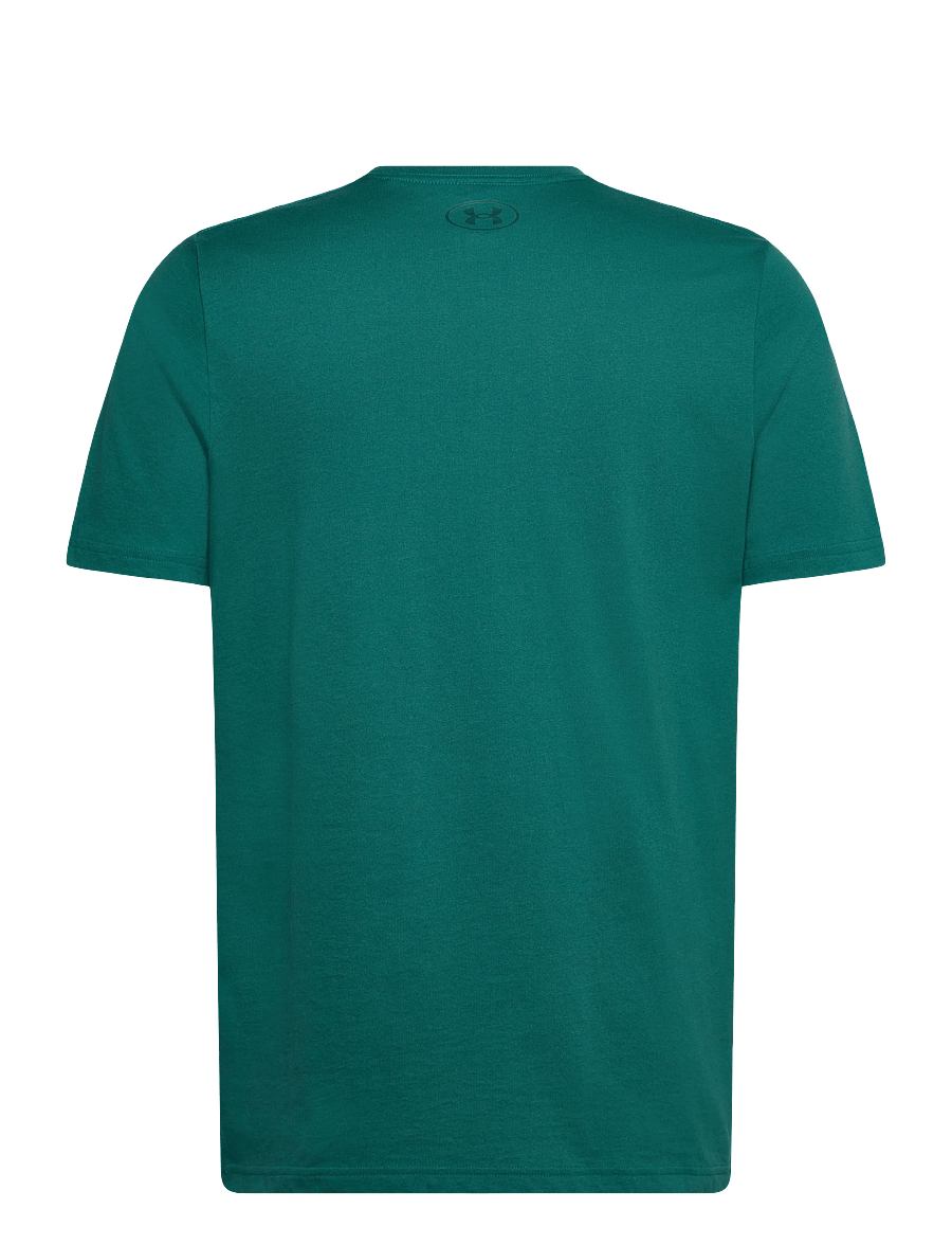 Under Armour - UA TEAM ISSUE WORDMARK SS - t-shirts - rack green - 2