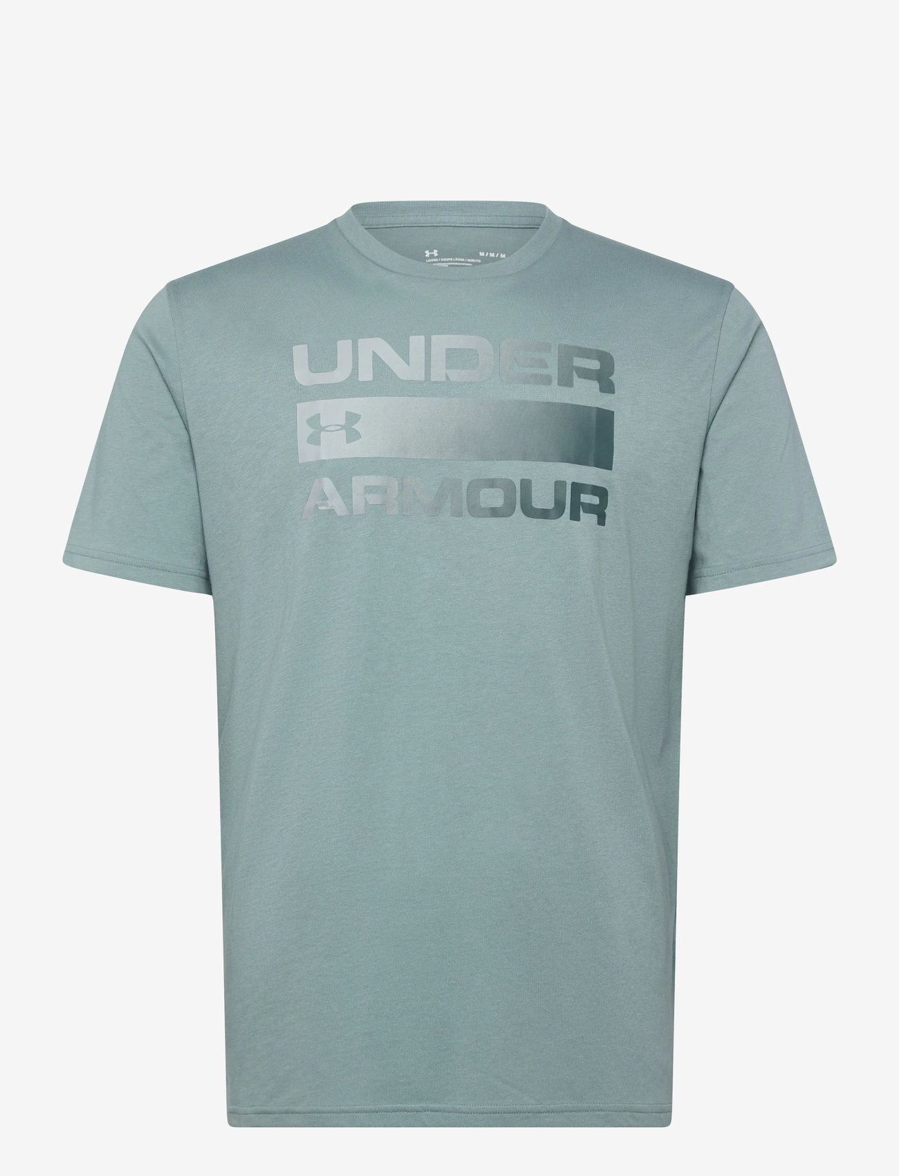 Under Armour - UA TEAM ISSUE WORDMARK SS - t-shirts - serpentine - 1