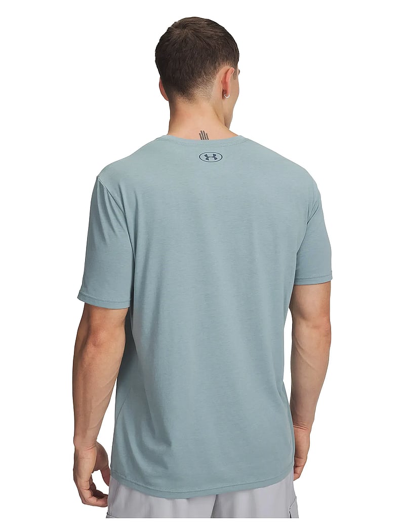 Under Armour - UA TEAM ISSUE WORDMARK SS - t-shirts - serpentine - 3