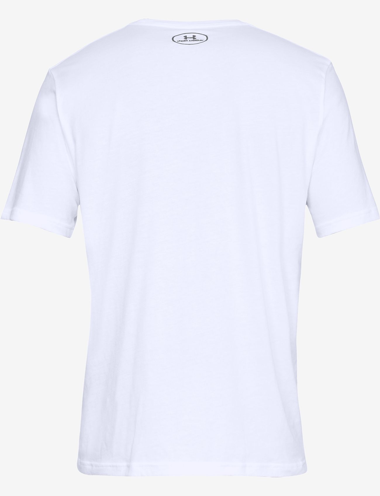 Under Armour - UA TEAM ISSUE WORDMARK SS - t-shirts - white - 2